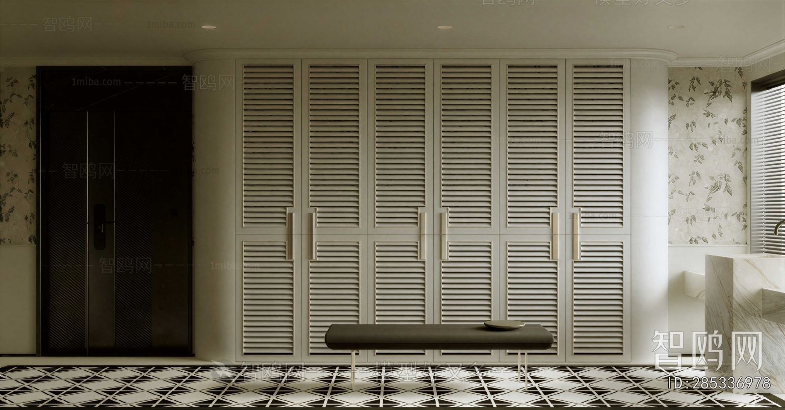 French Style Hallway
