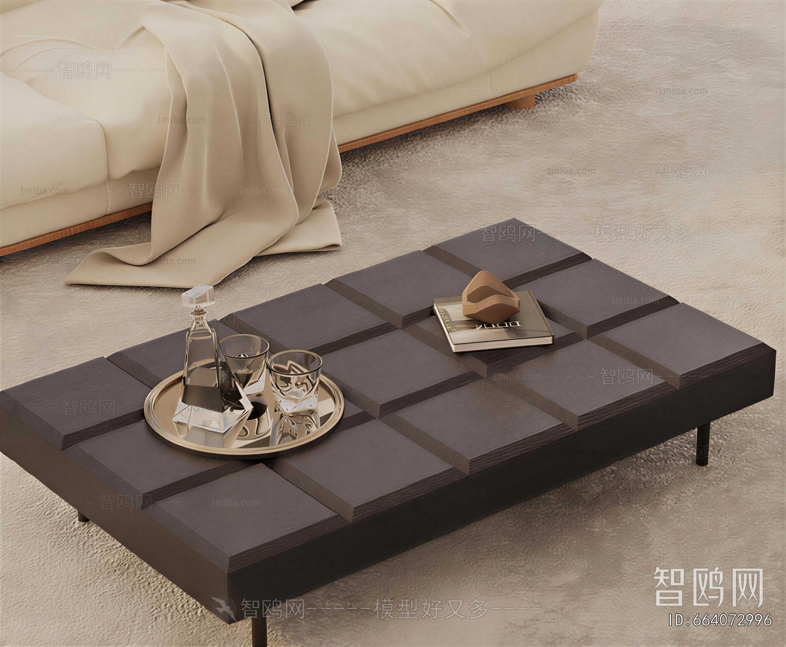 Wabi-sabi Style Coffee Table