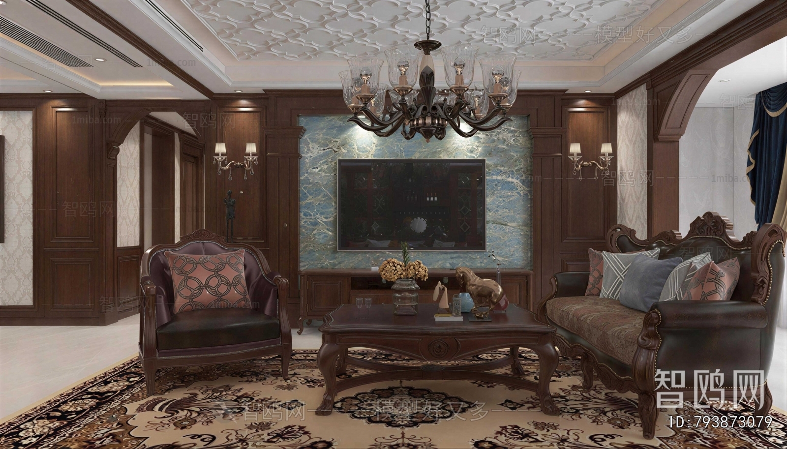 American Style A Living Room