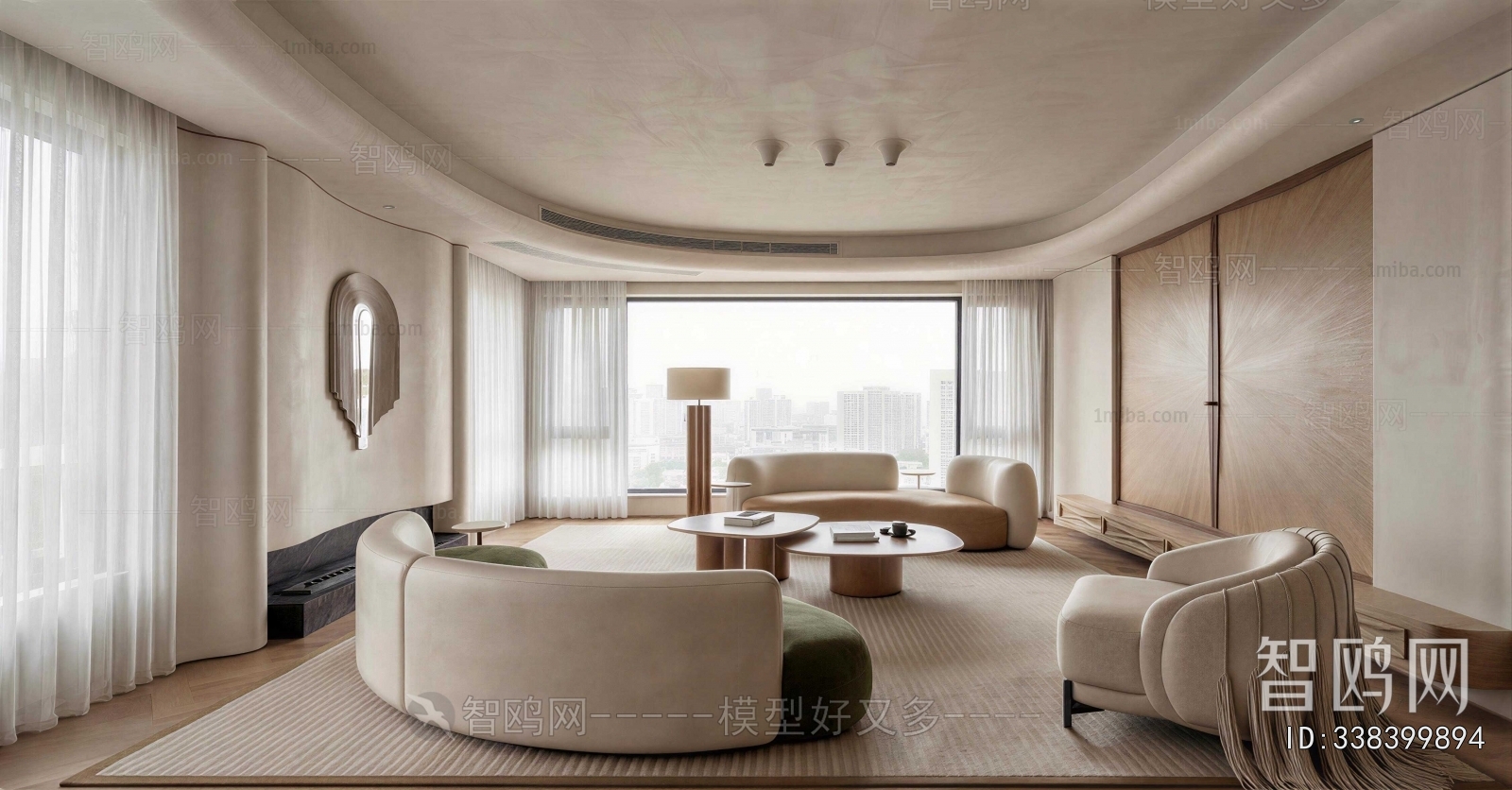 Wabi-sabi Style A Living Room