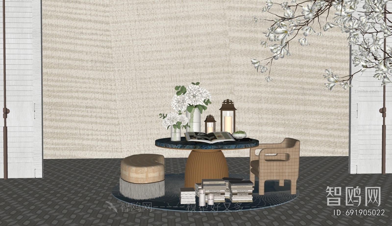 Modern Leisure Table And Chair