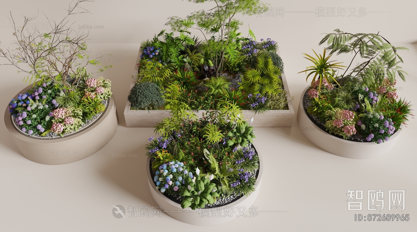 Modern Flower Bed, Flower Bowl, Flower Box