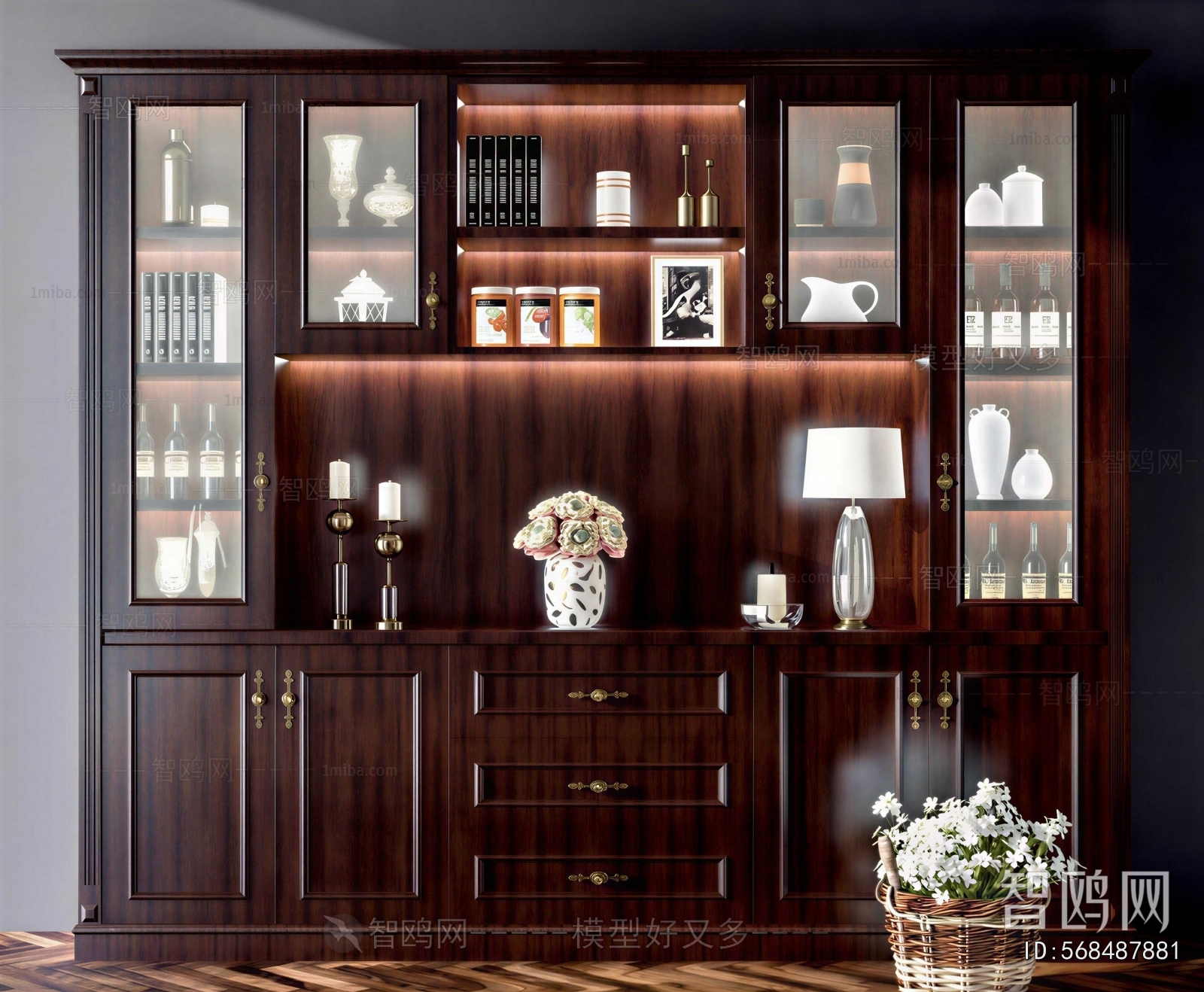 New Classical Style Decorative Cabinet