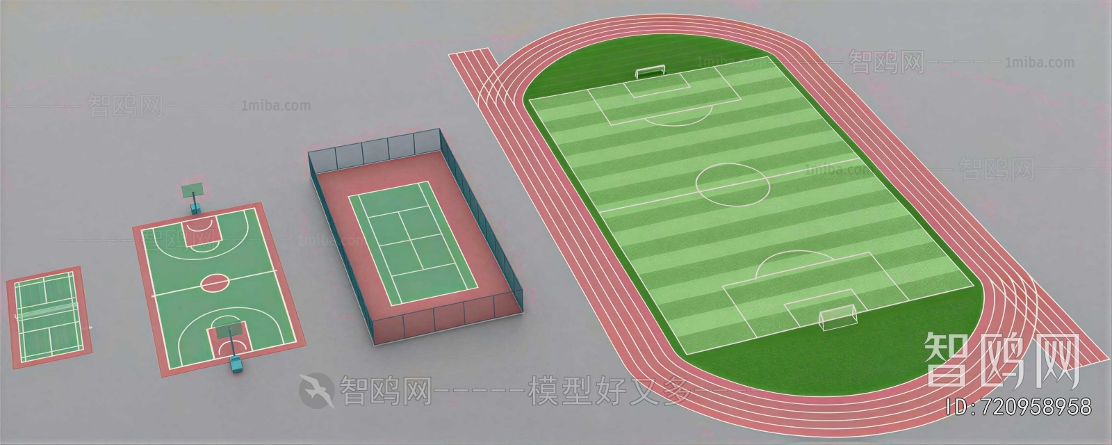 Modern Outdoor Sports Stadium