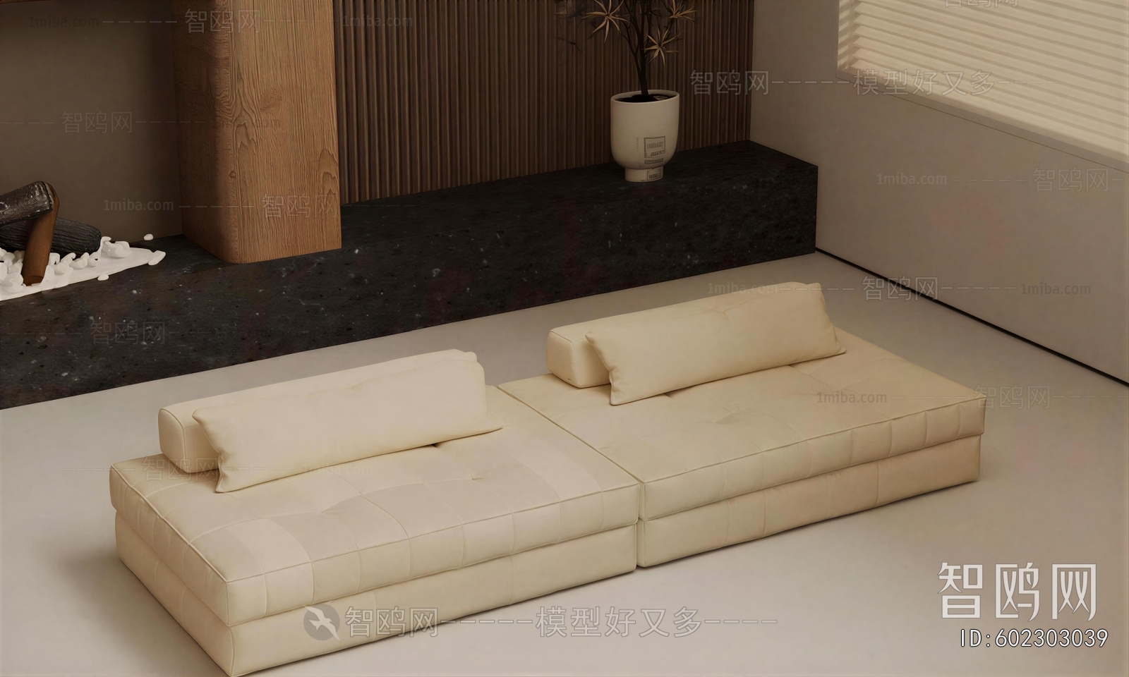 Wabi-sabi Style A Sofa For Two