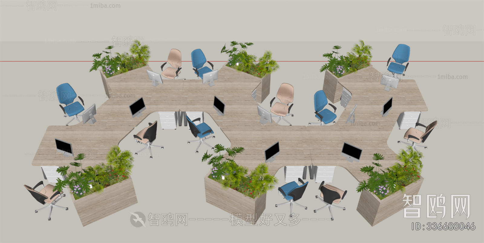 Modern Office Desk And Chair