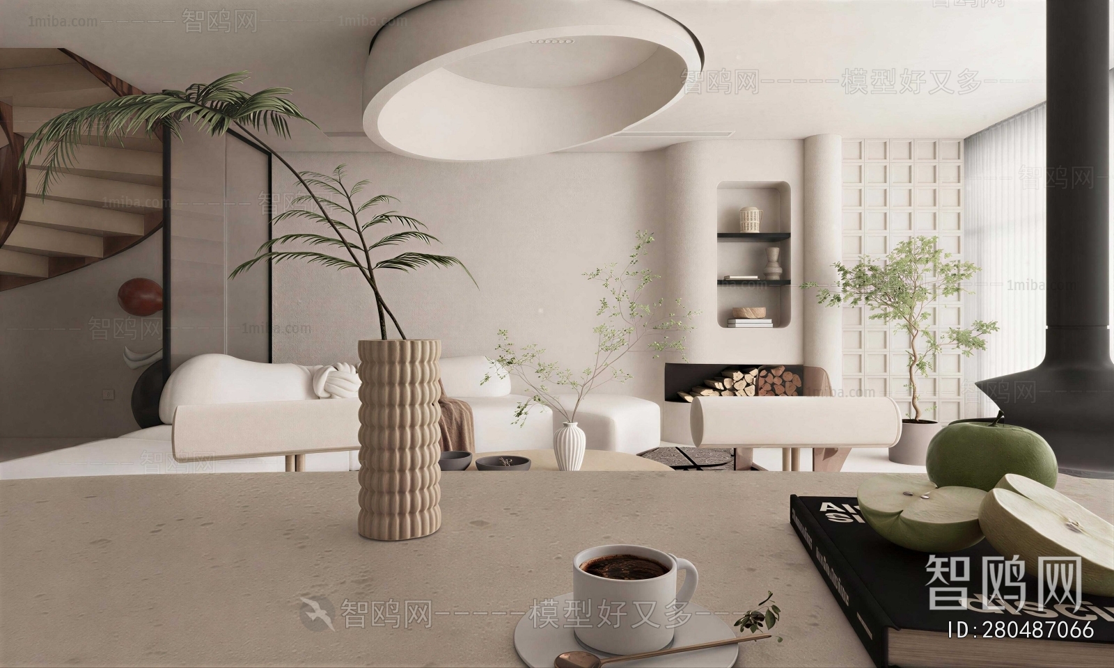 Wabi-sabi Style Dining Room