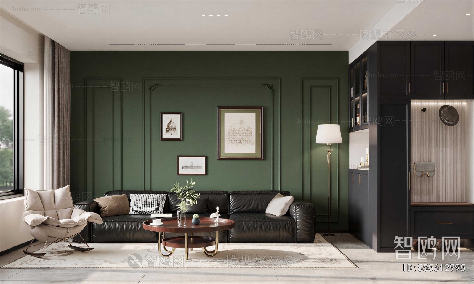 American Style A Living Room
