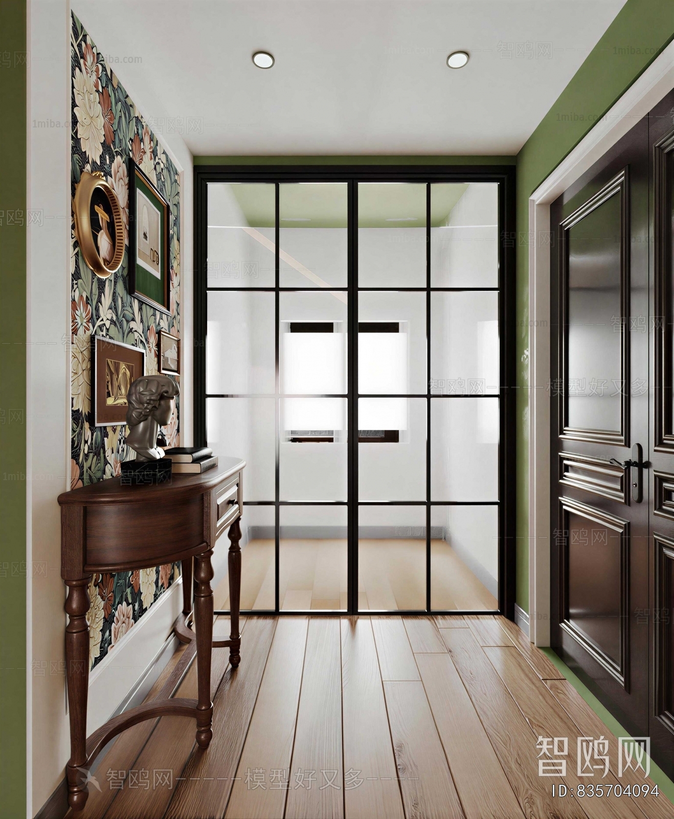 French Style Hallway