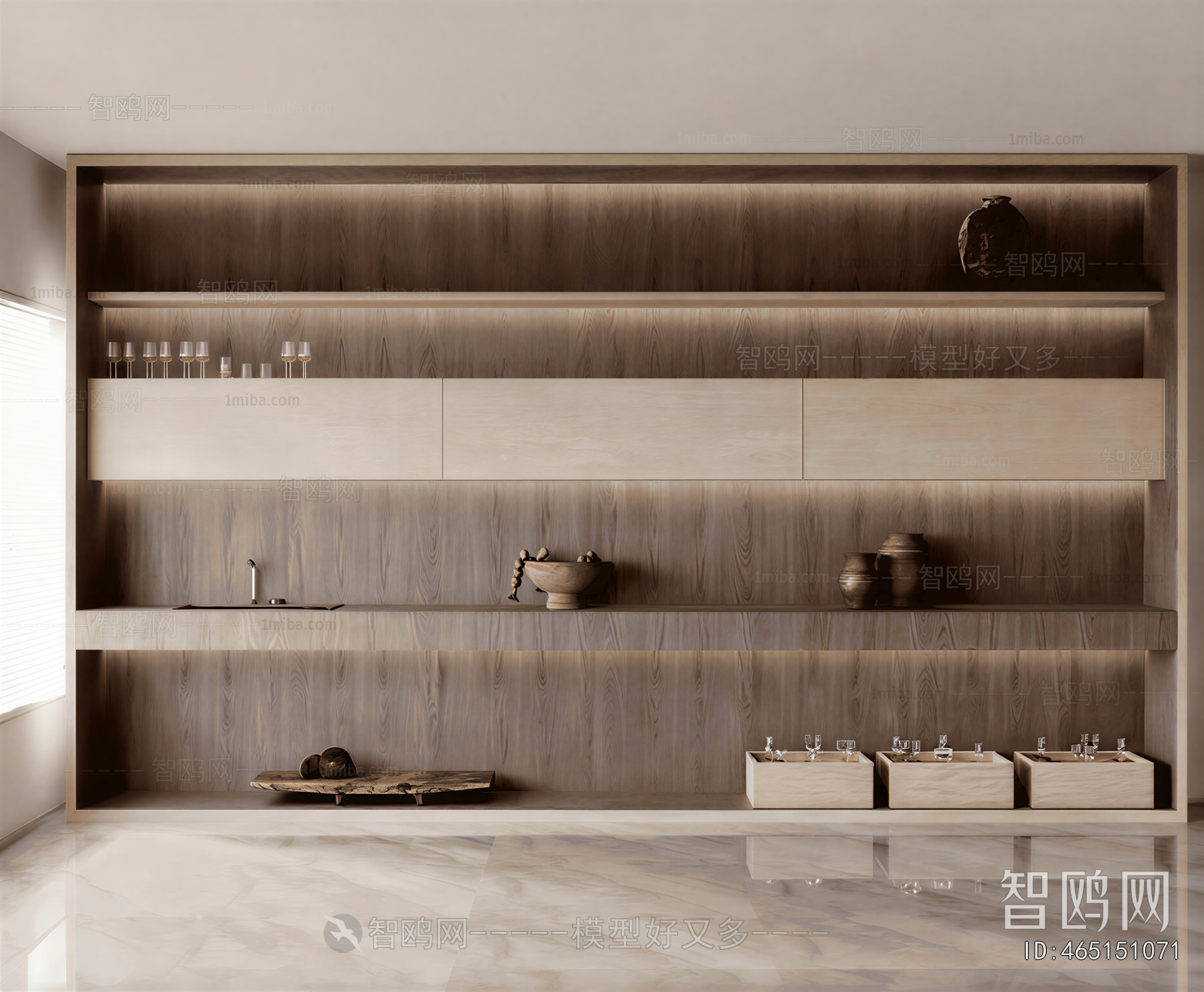 Wabi-sabi Style Sideboard