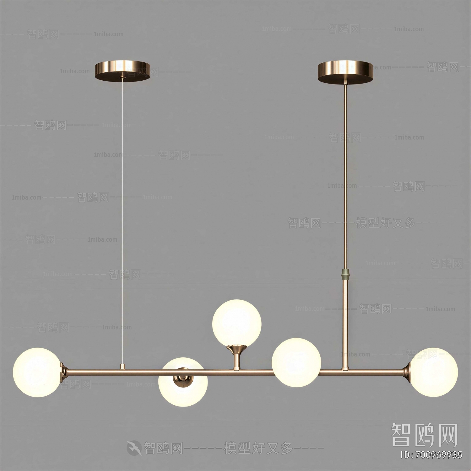 Modern Long Chandelier