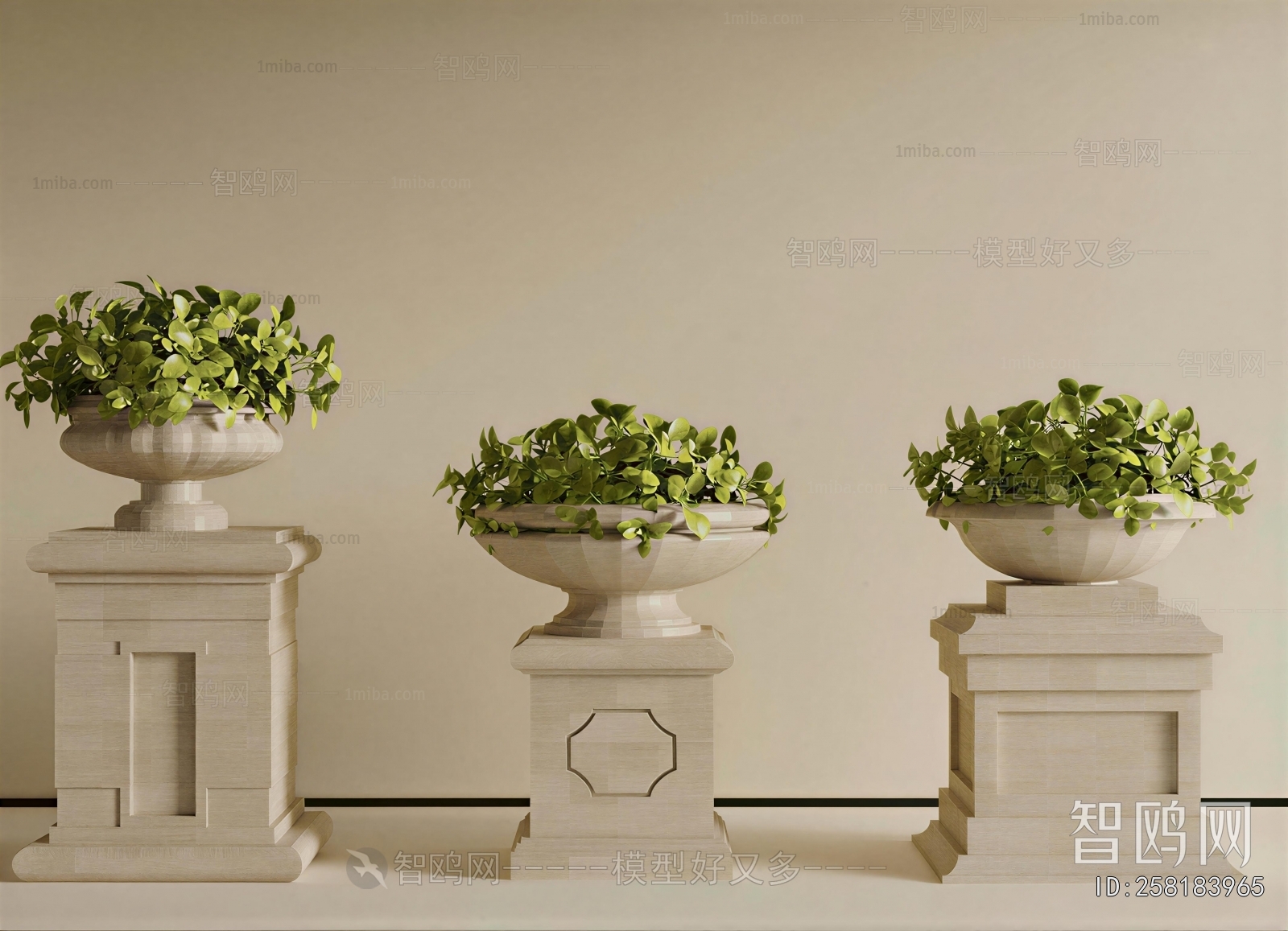 European Style Shrubbery