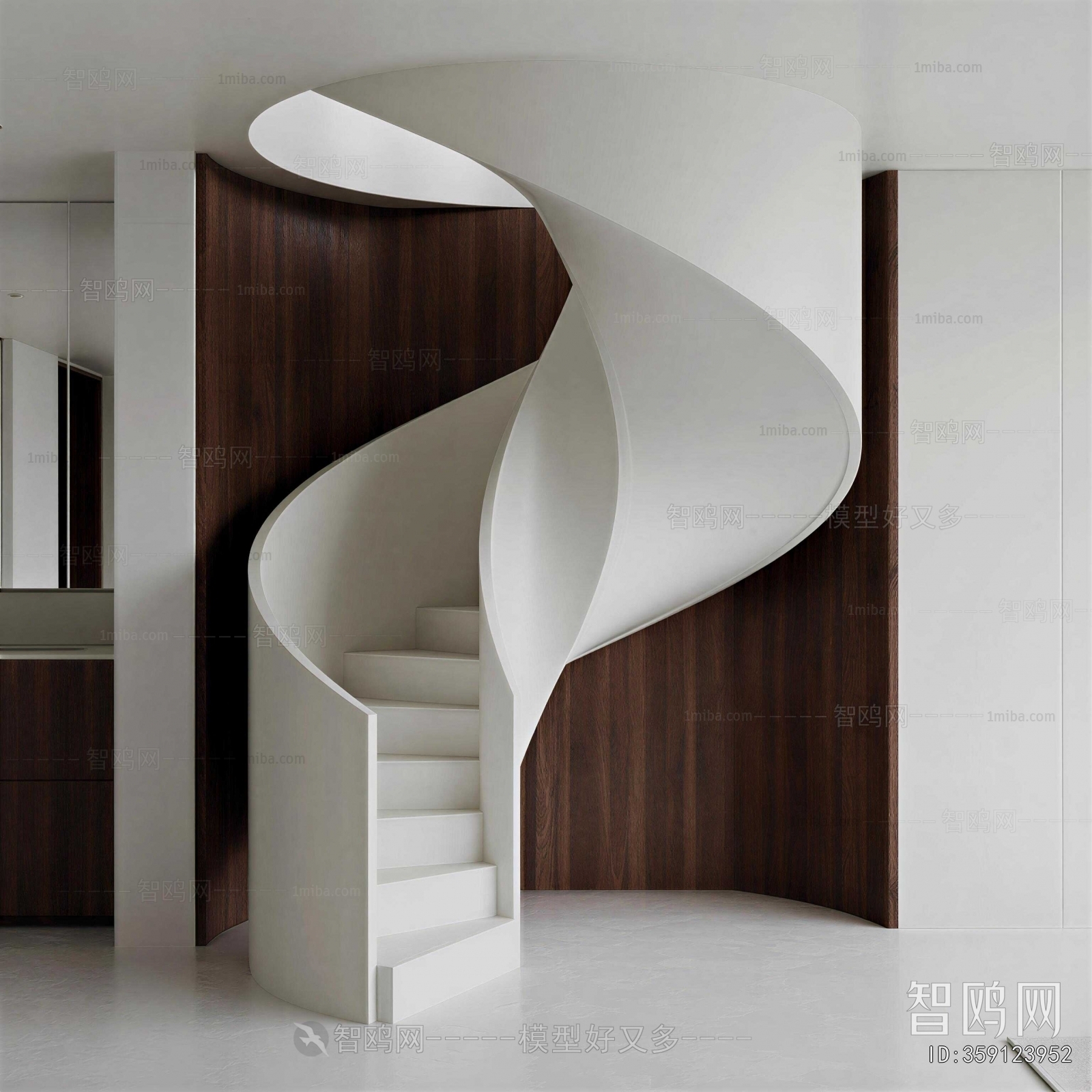 Modern Rotating Staircase