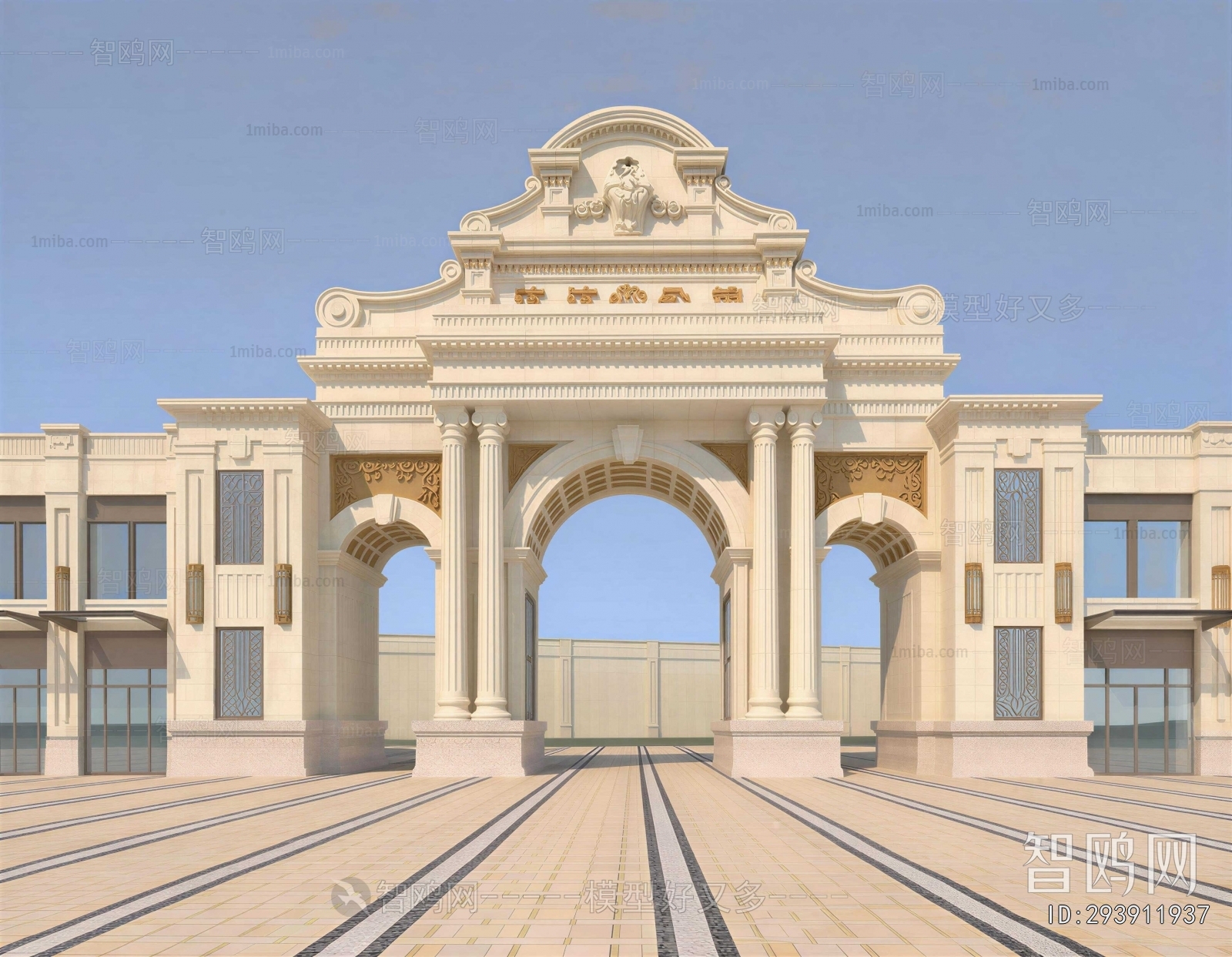 New Classical Style Decorated Archway