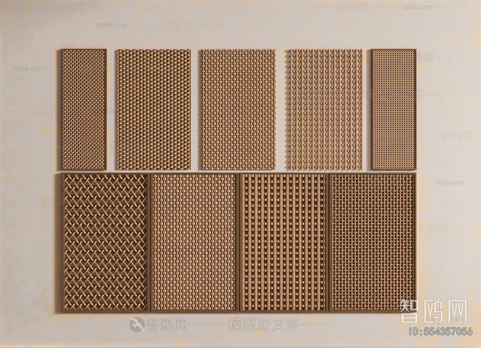 Wabi-sabi Style Wall Panel