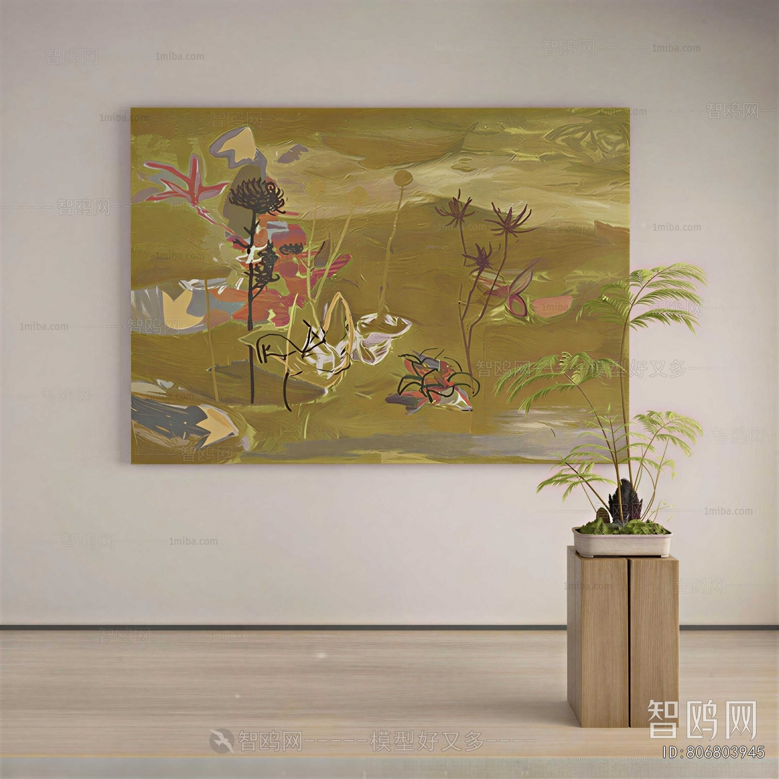 Wabi-sabi Style Painting