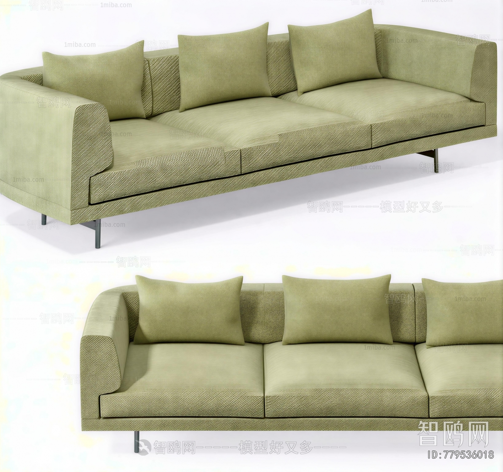 Modern Three-seat Sofa