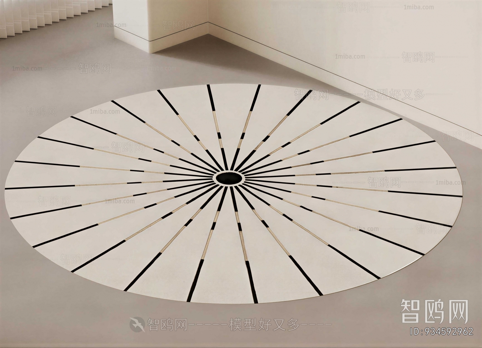 Modern Circular Carpet