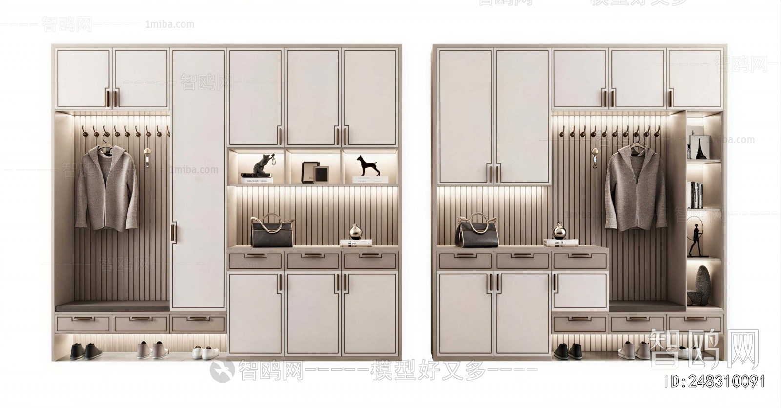 New Chinese Style Shoe Cabinet
