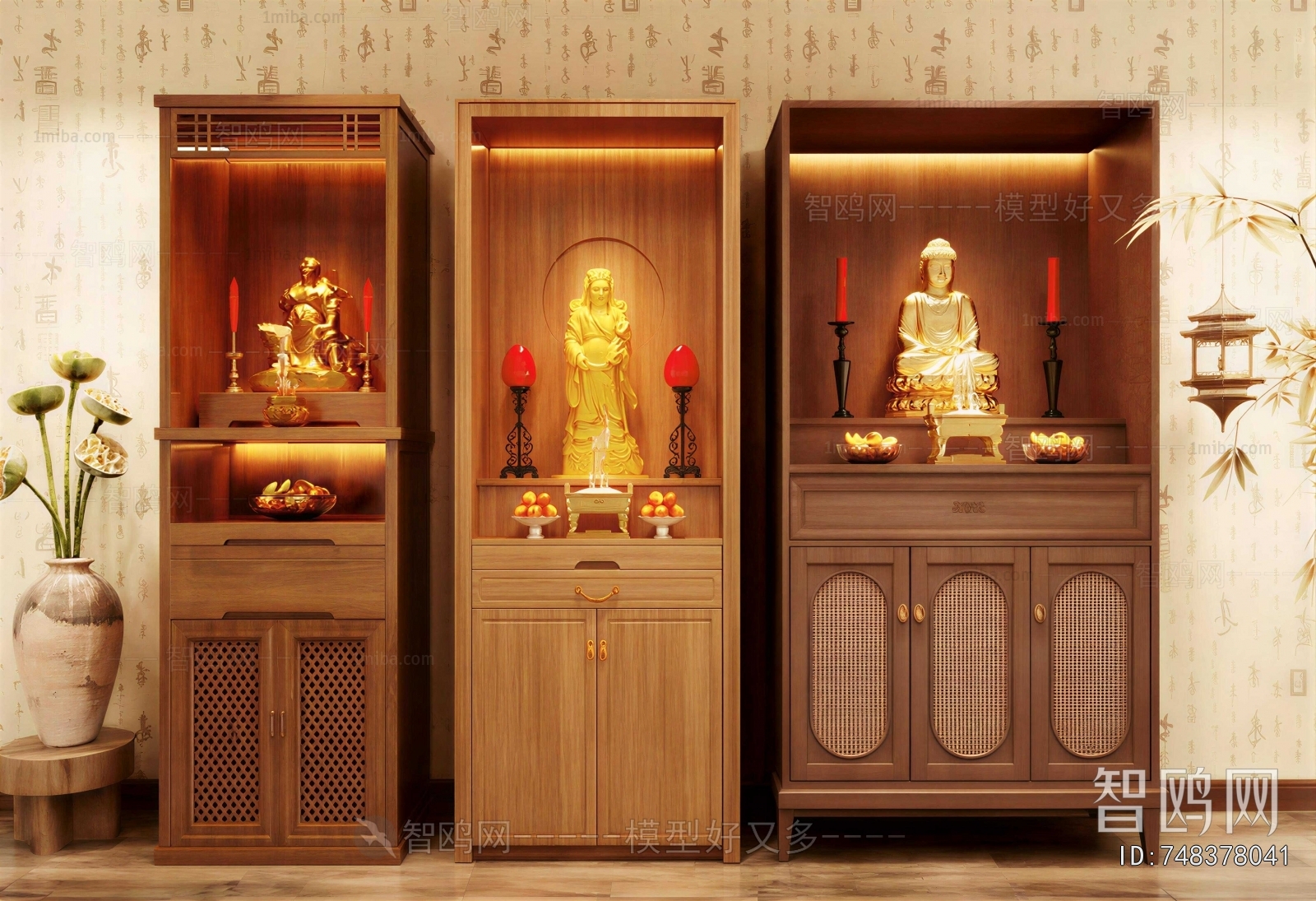 New Chinese Style Buddhist Niche