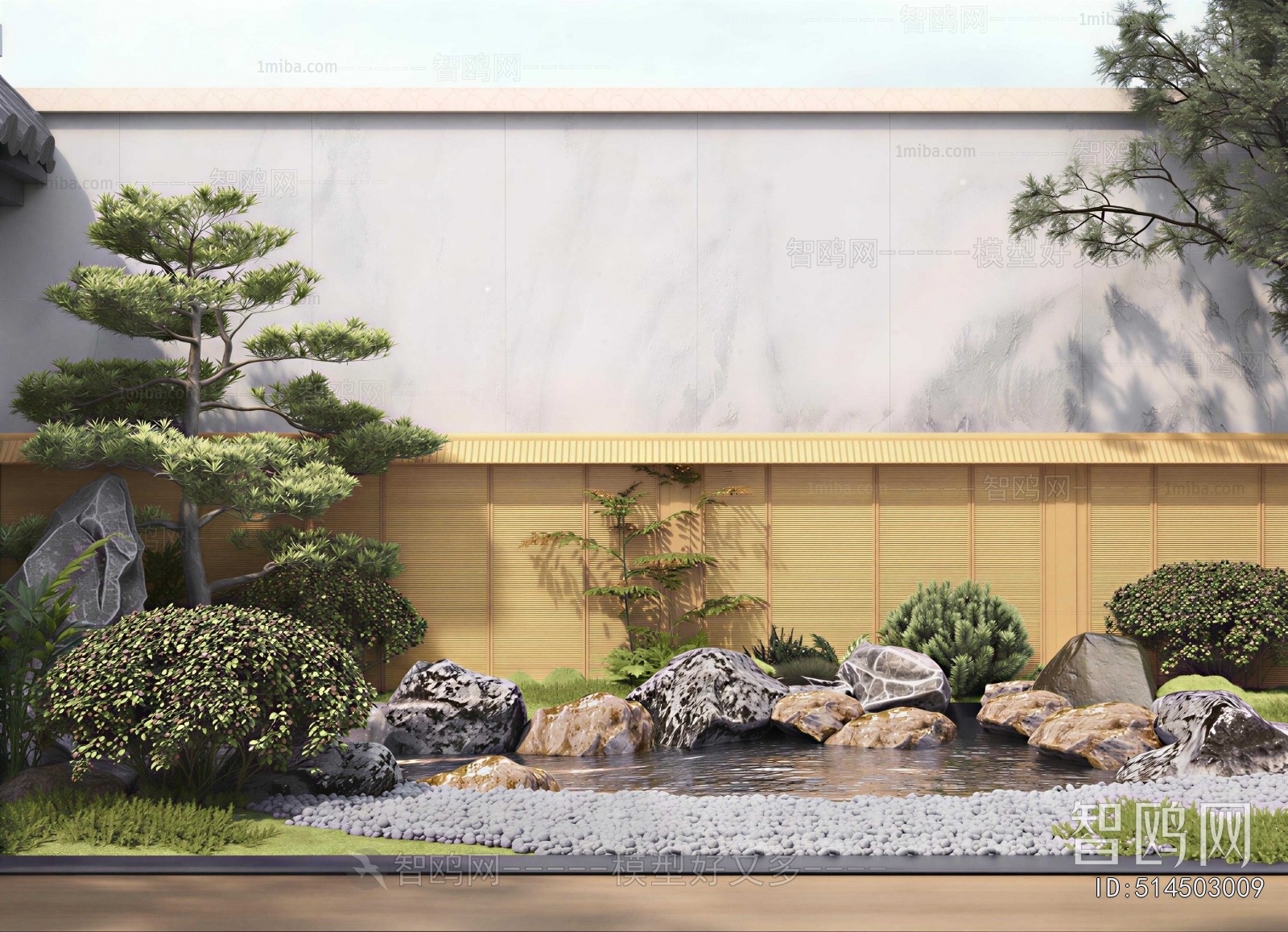 New Chinese Style Courtyard/landscape