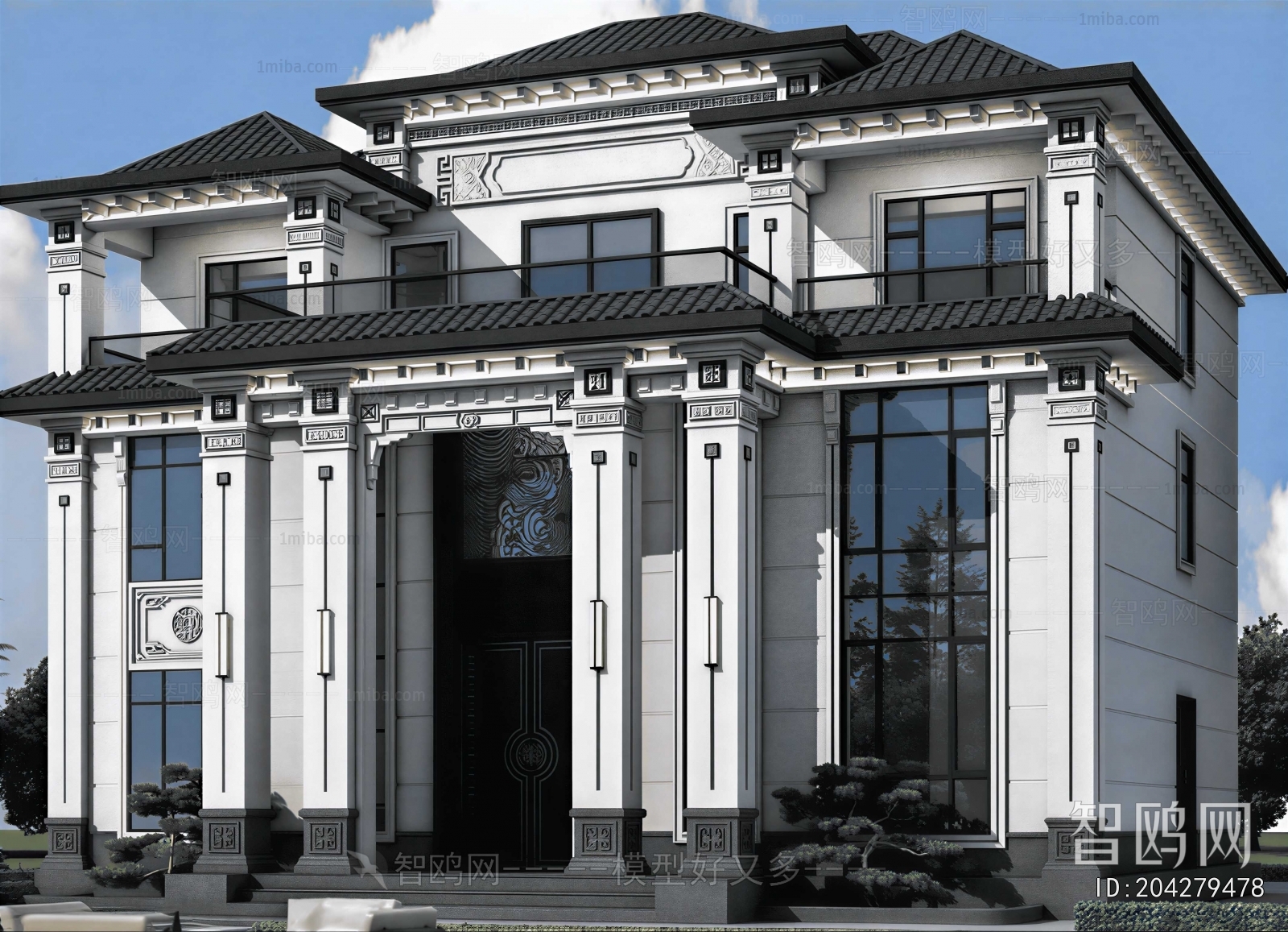 New Chinese Style Detached Villa