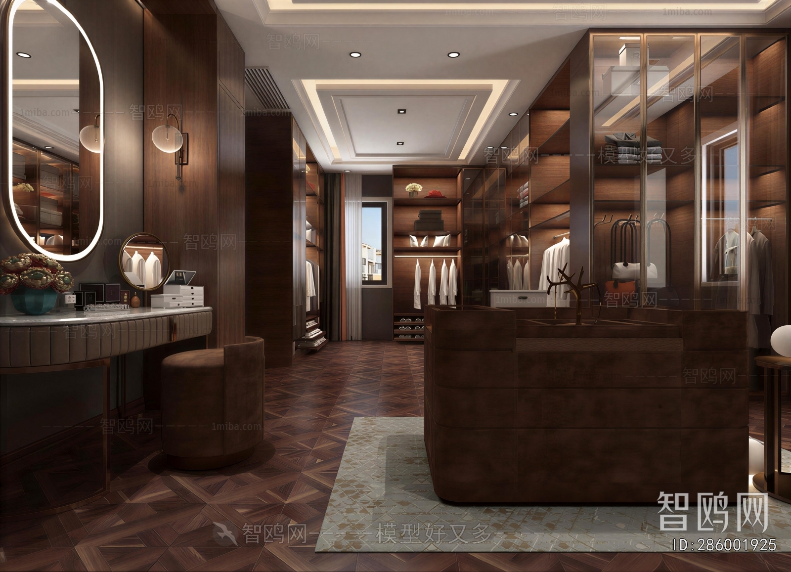 Modern Clothes Storage Area