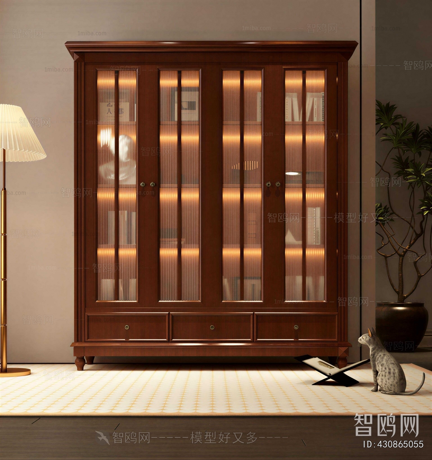 New Chinese Style Bookcase