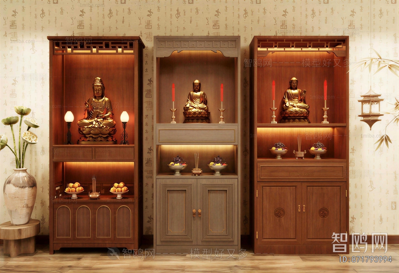 New Chinese Style Buddhist Niche