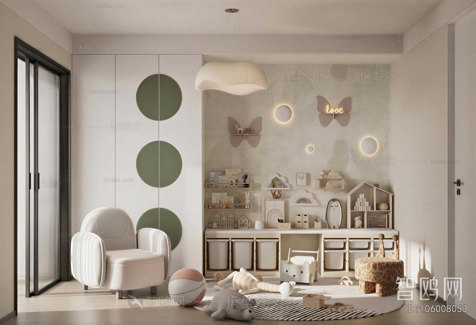 Modern Children's Playroom