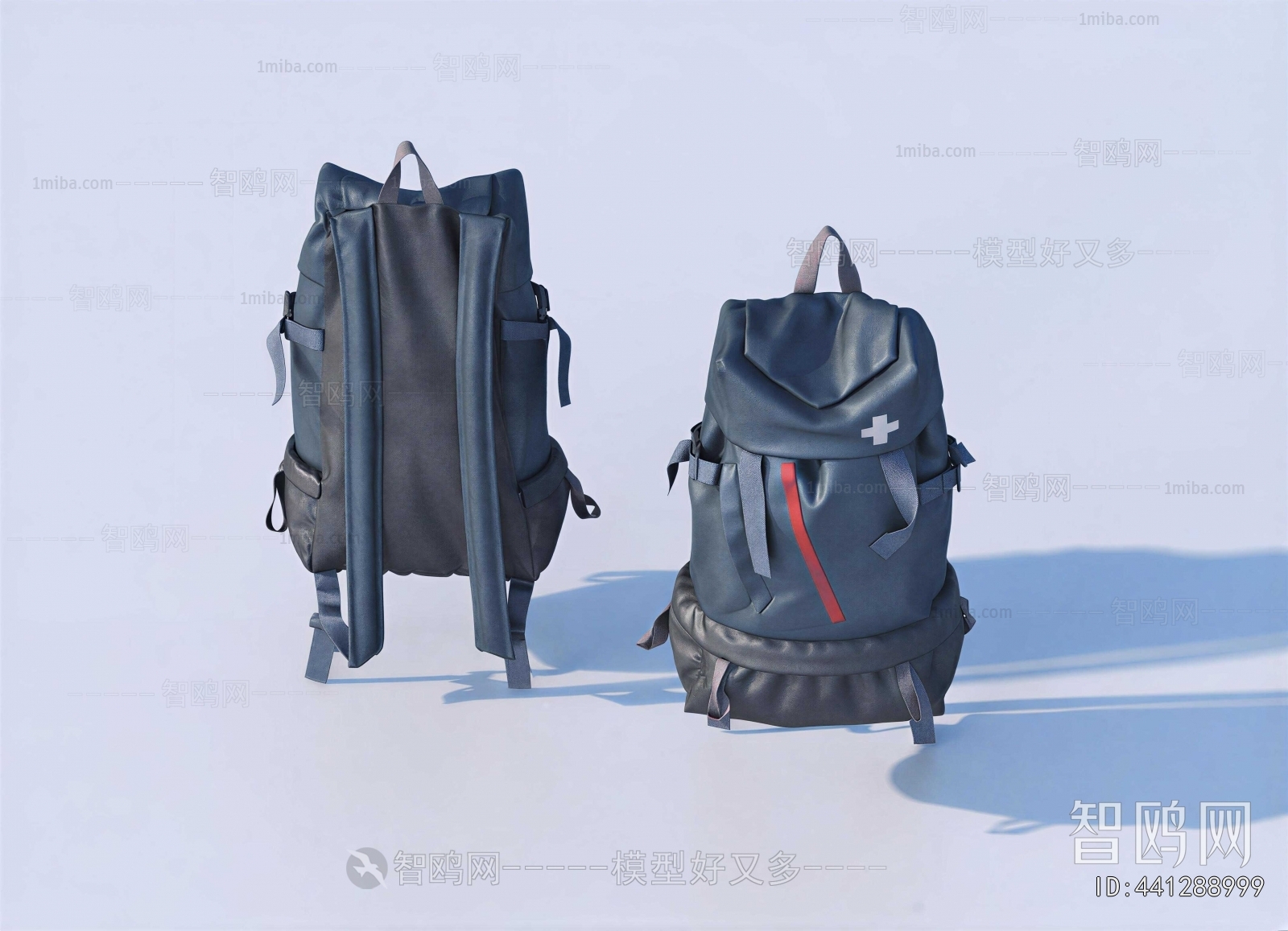 Modern Backpack And Backpack