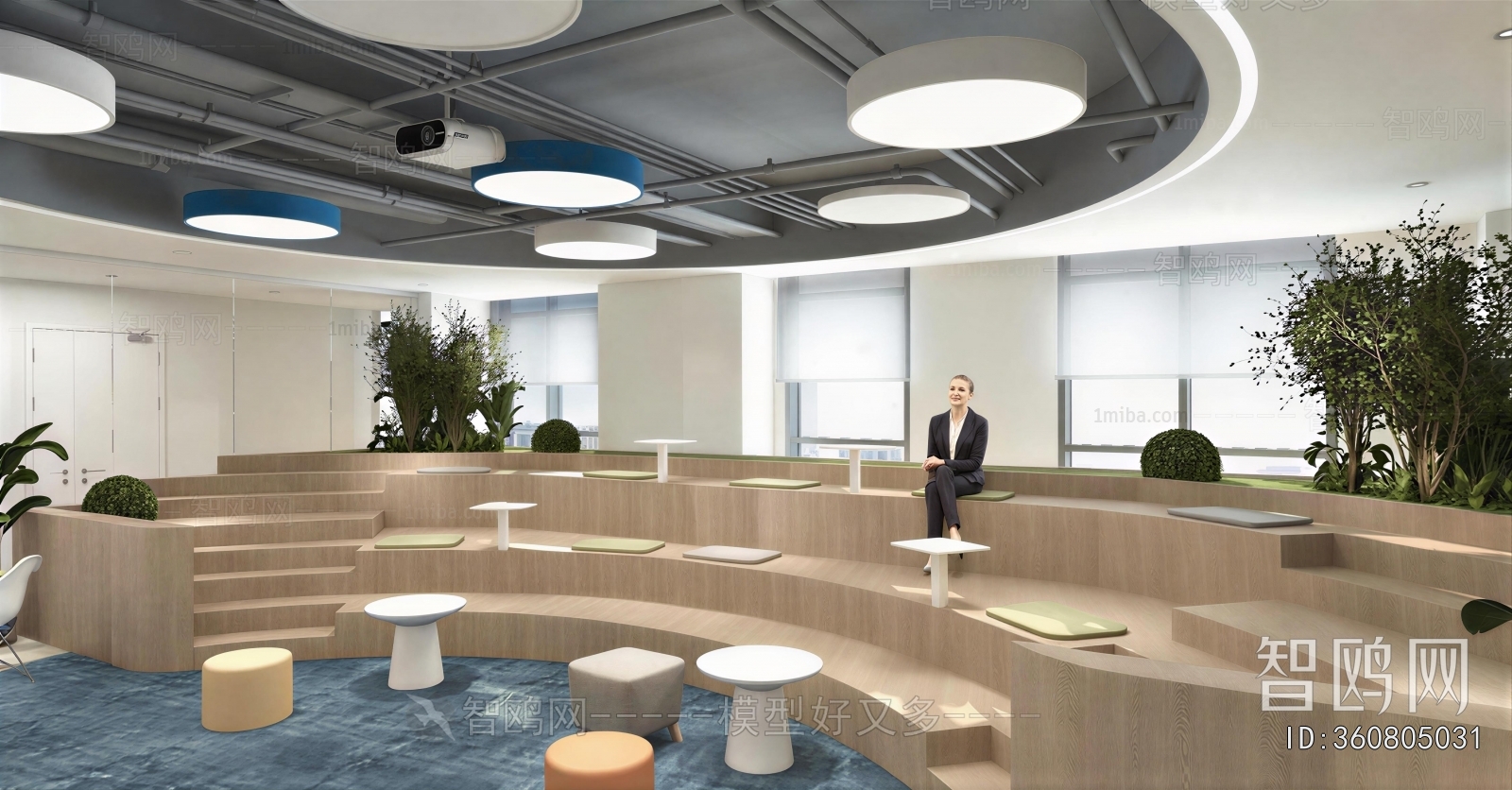 Modern Office Rest Area