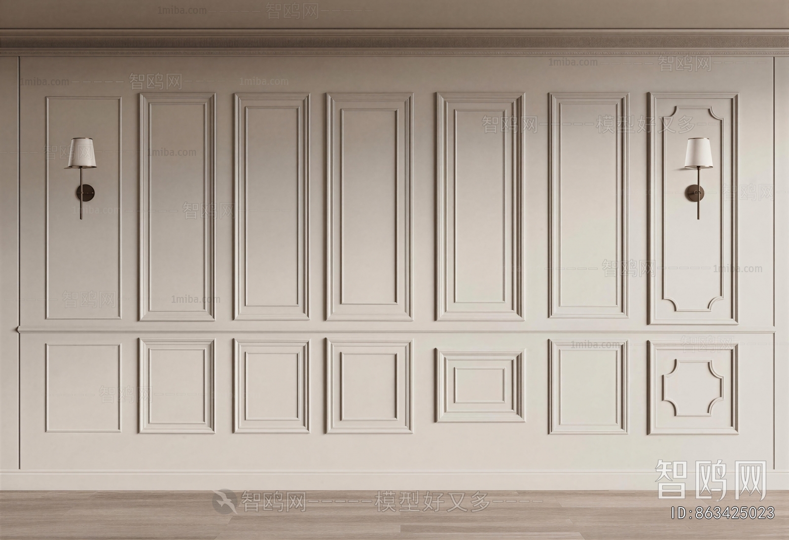 French Style TV Wall