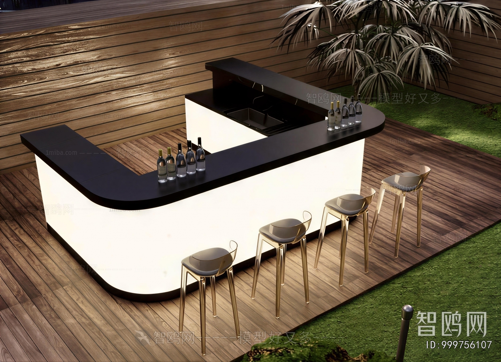 Modern Counter Bar