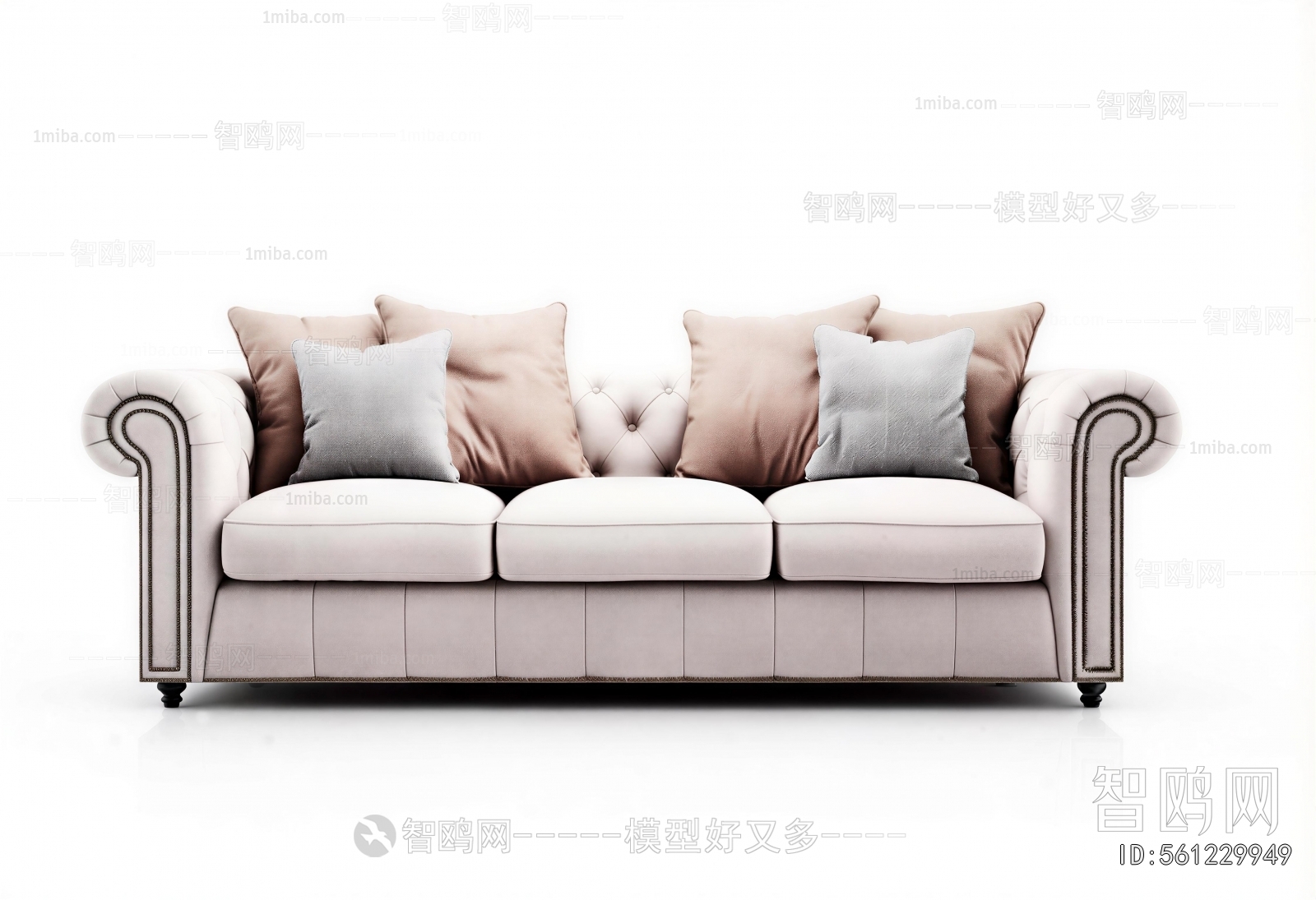 American Style Three-seat Sofa