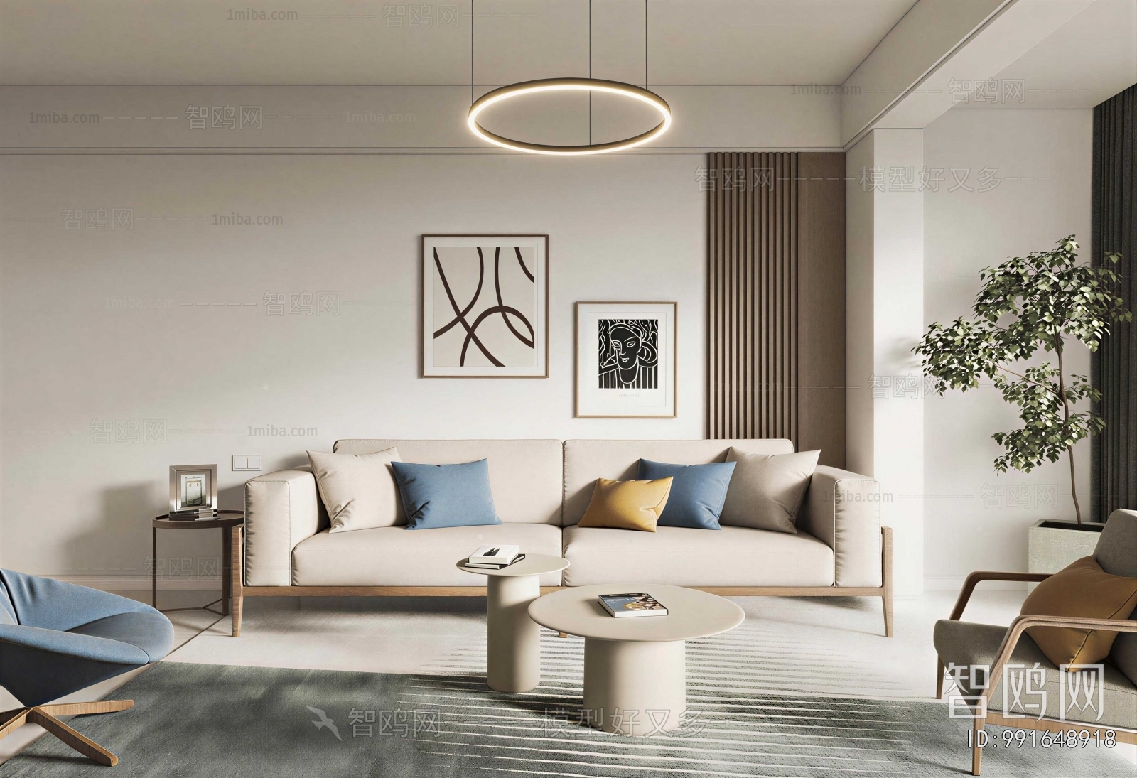 Nordic Style A Living Room