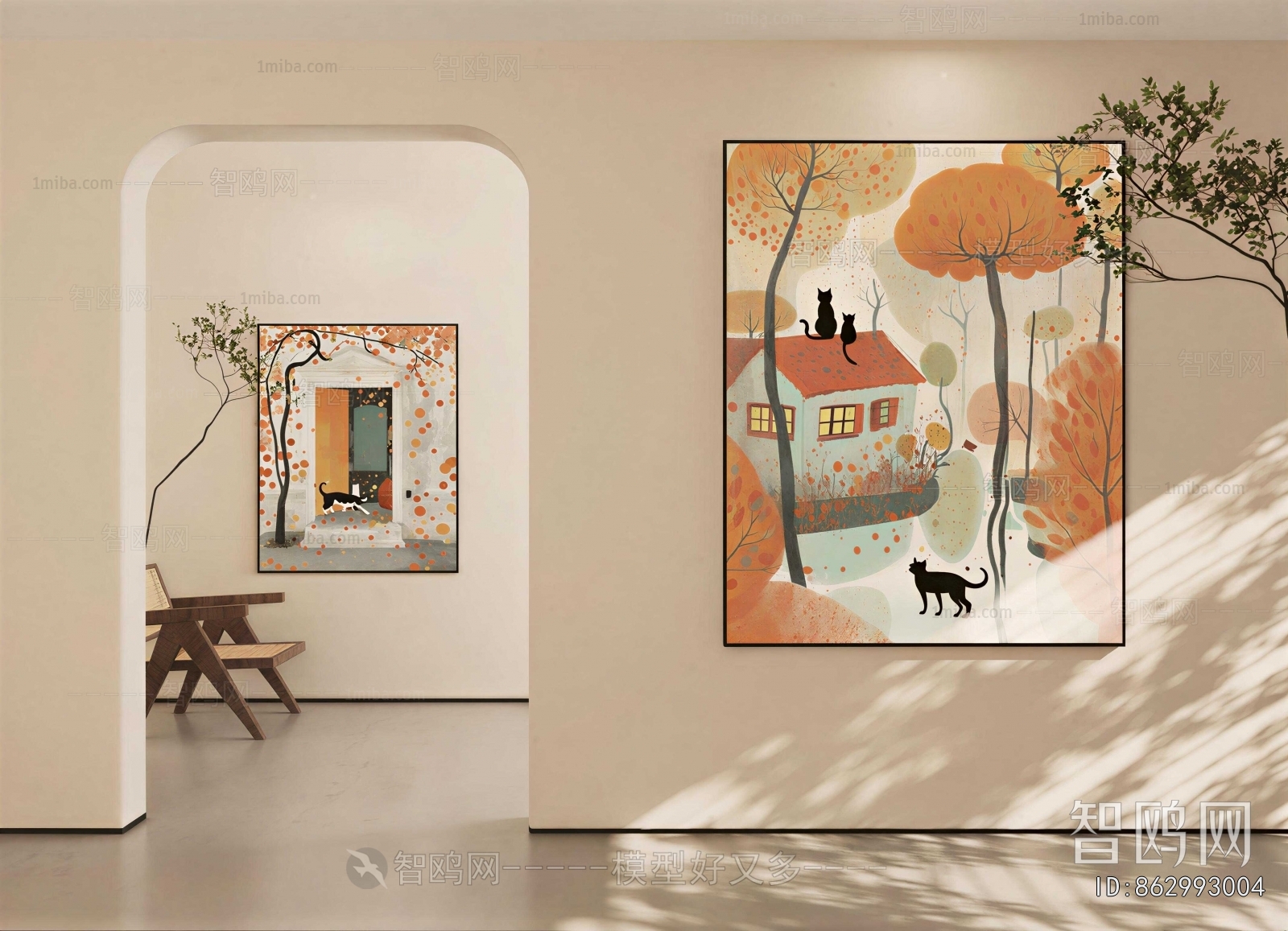 Wabi-sabi Style Painting