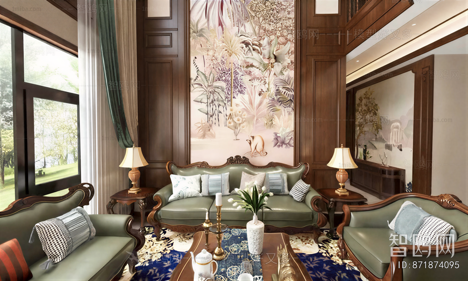 American Style A Living Room