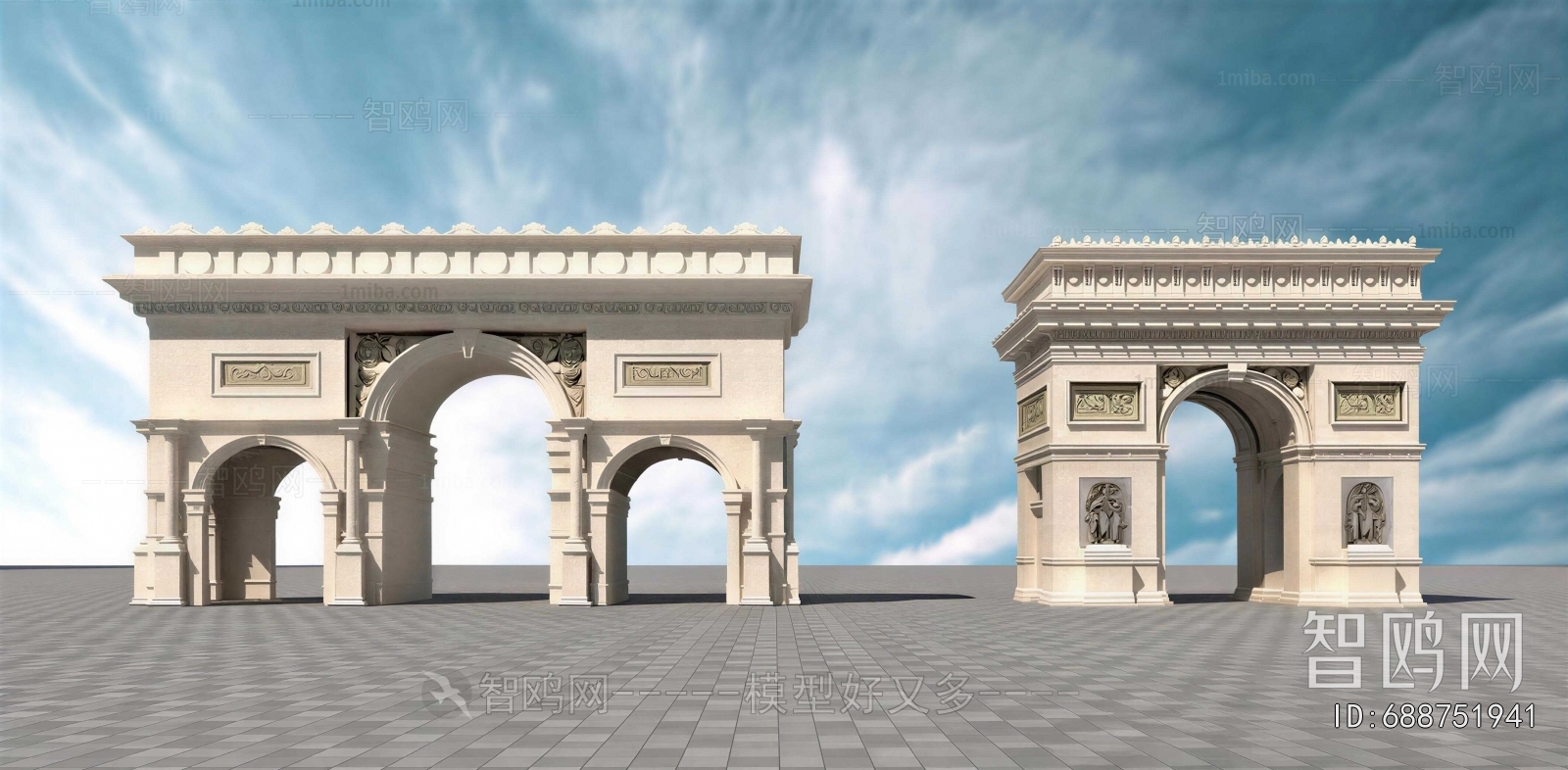 New Classical Style Facade Element