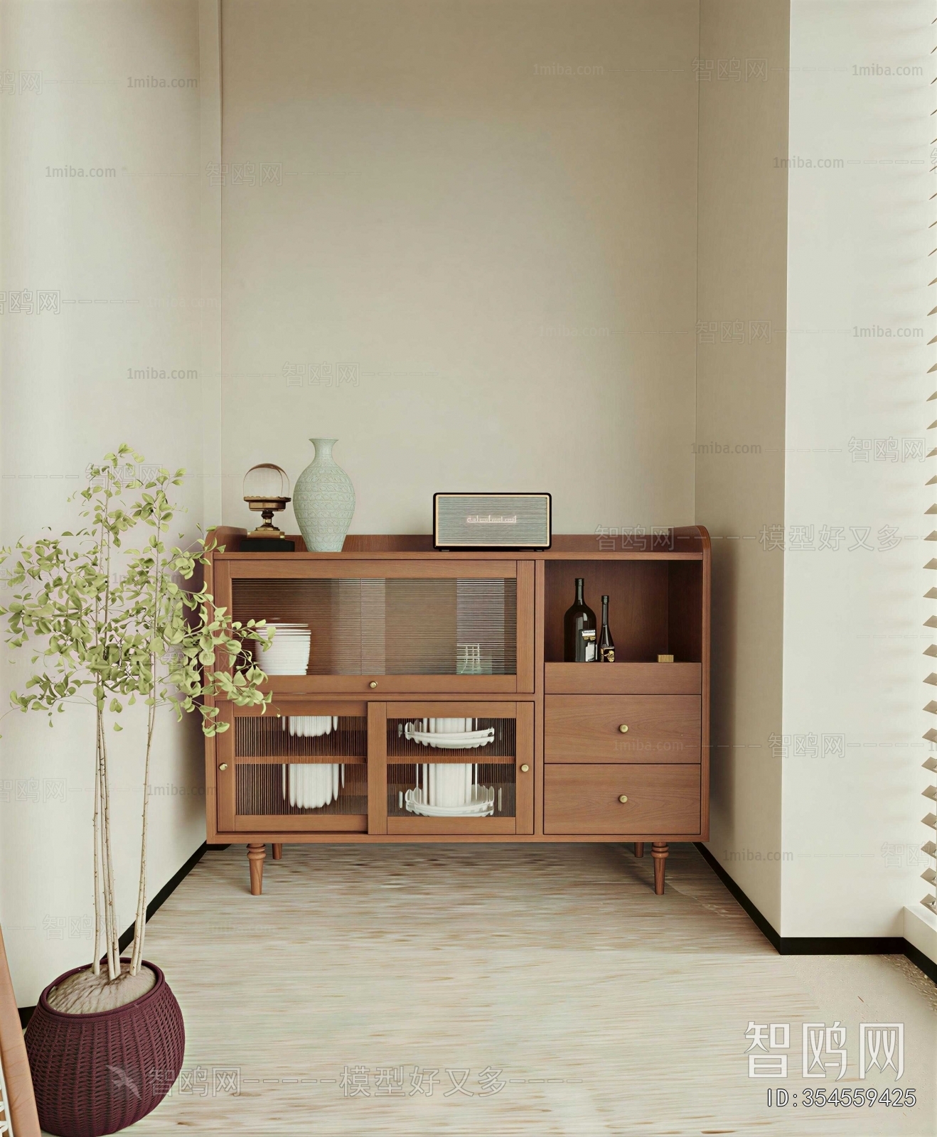 Japanese Style Sideboard