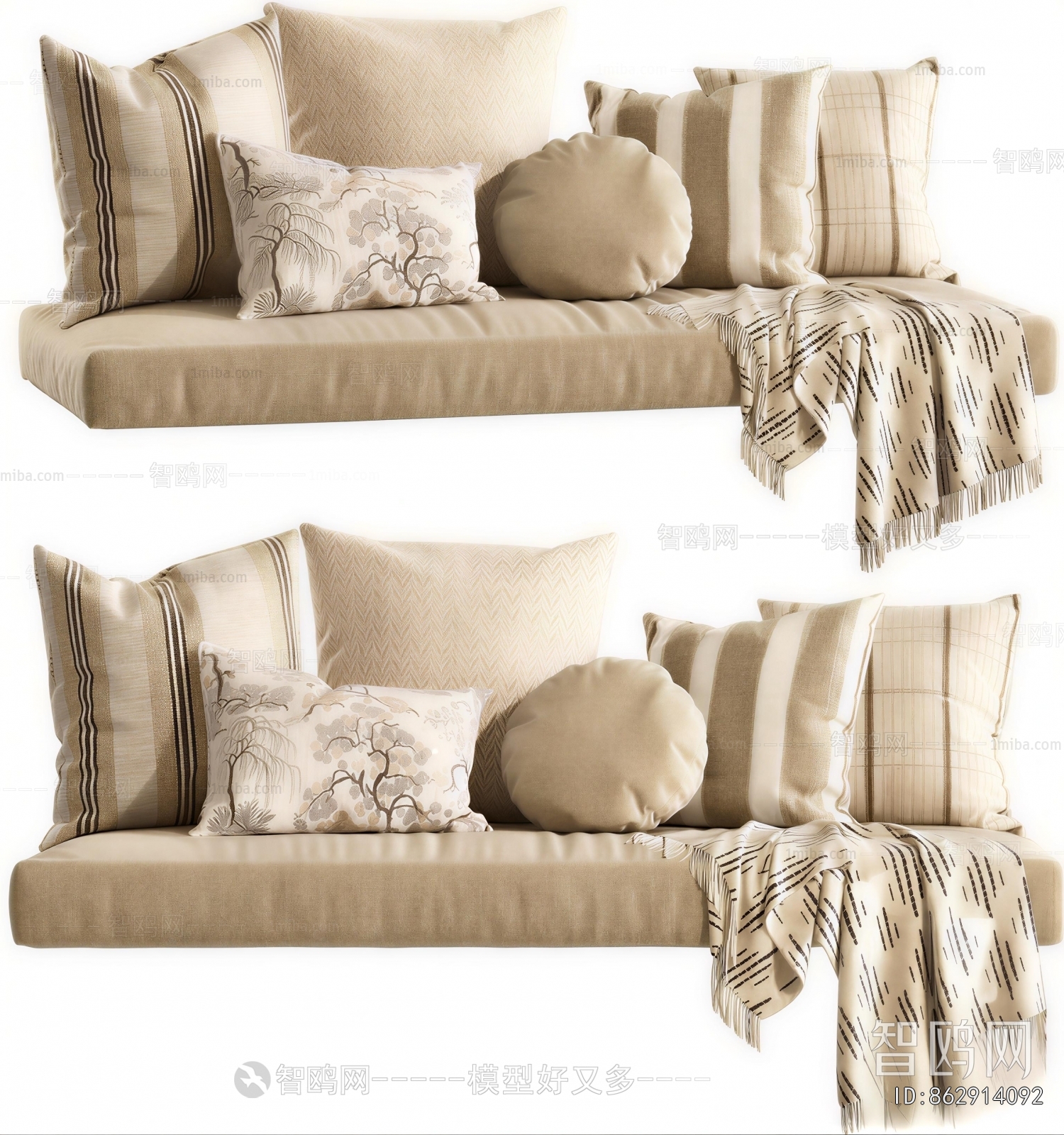 Wabi-sabi Style Pillow