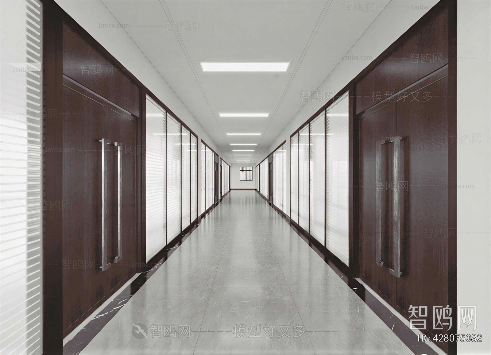 Modern Office Aisle