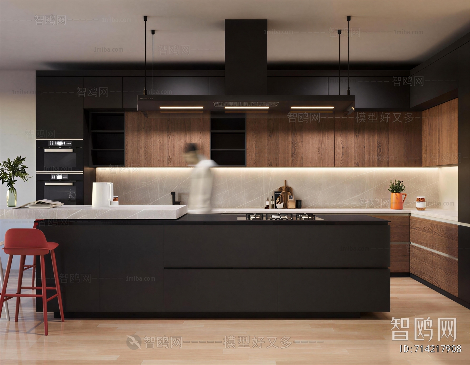 Modern Open Kitchen