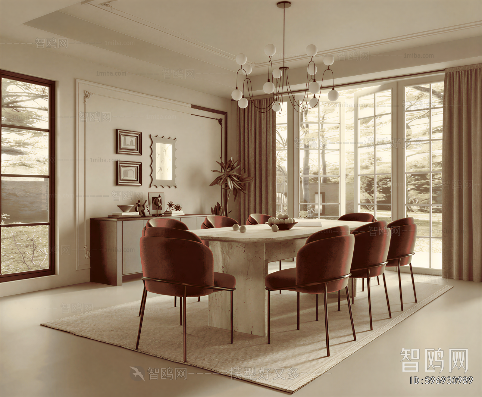French Style Dining Room