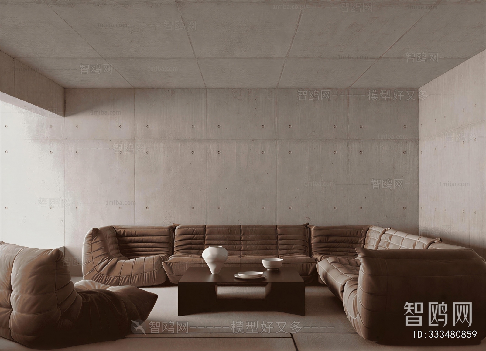 Wabi-sabi Style A Living Room
