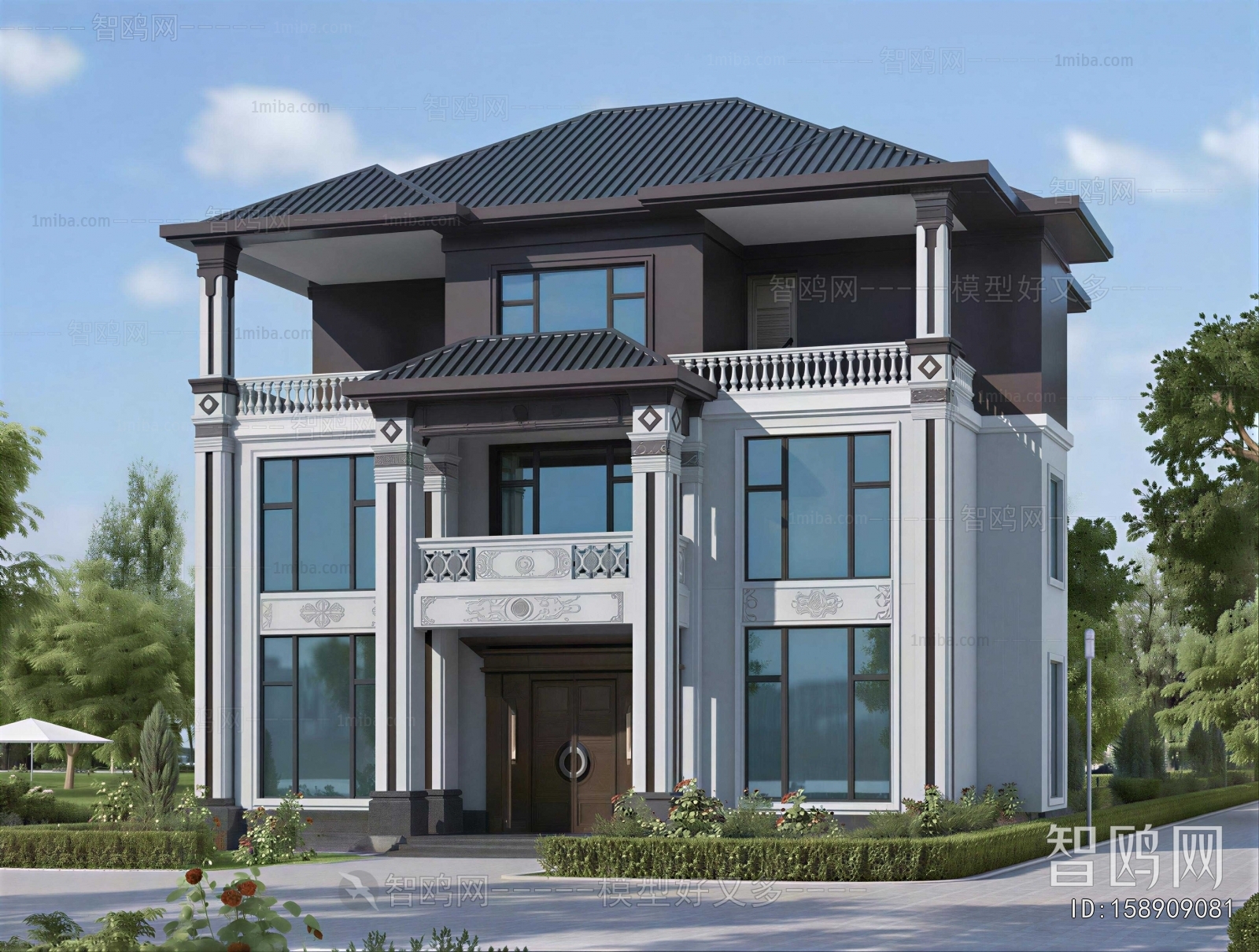 New Chinese Style Detached Villa
