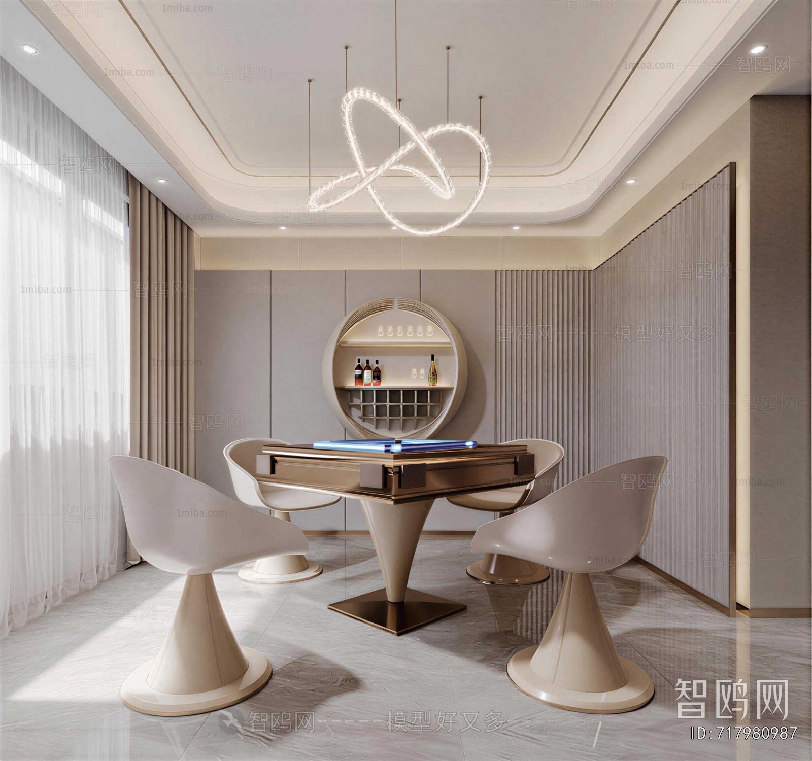 Modern Chess And Card Room