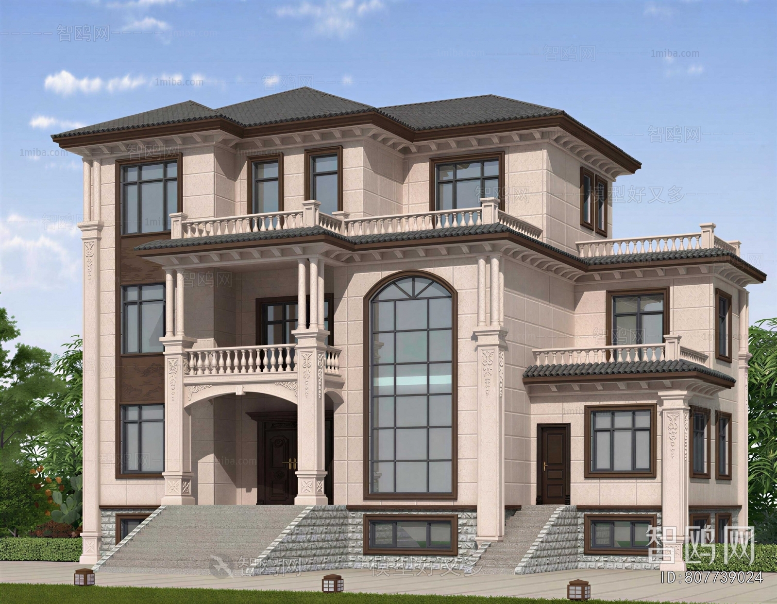 New Chinese Style Detached Villa