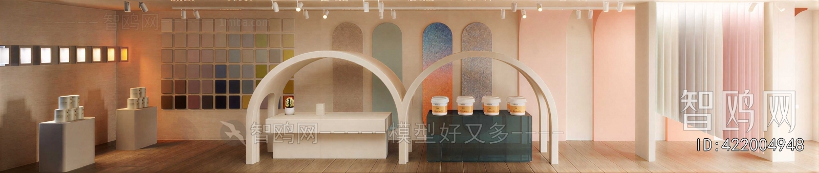 Wabi-sabi Style Exhibition Hall