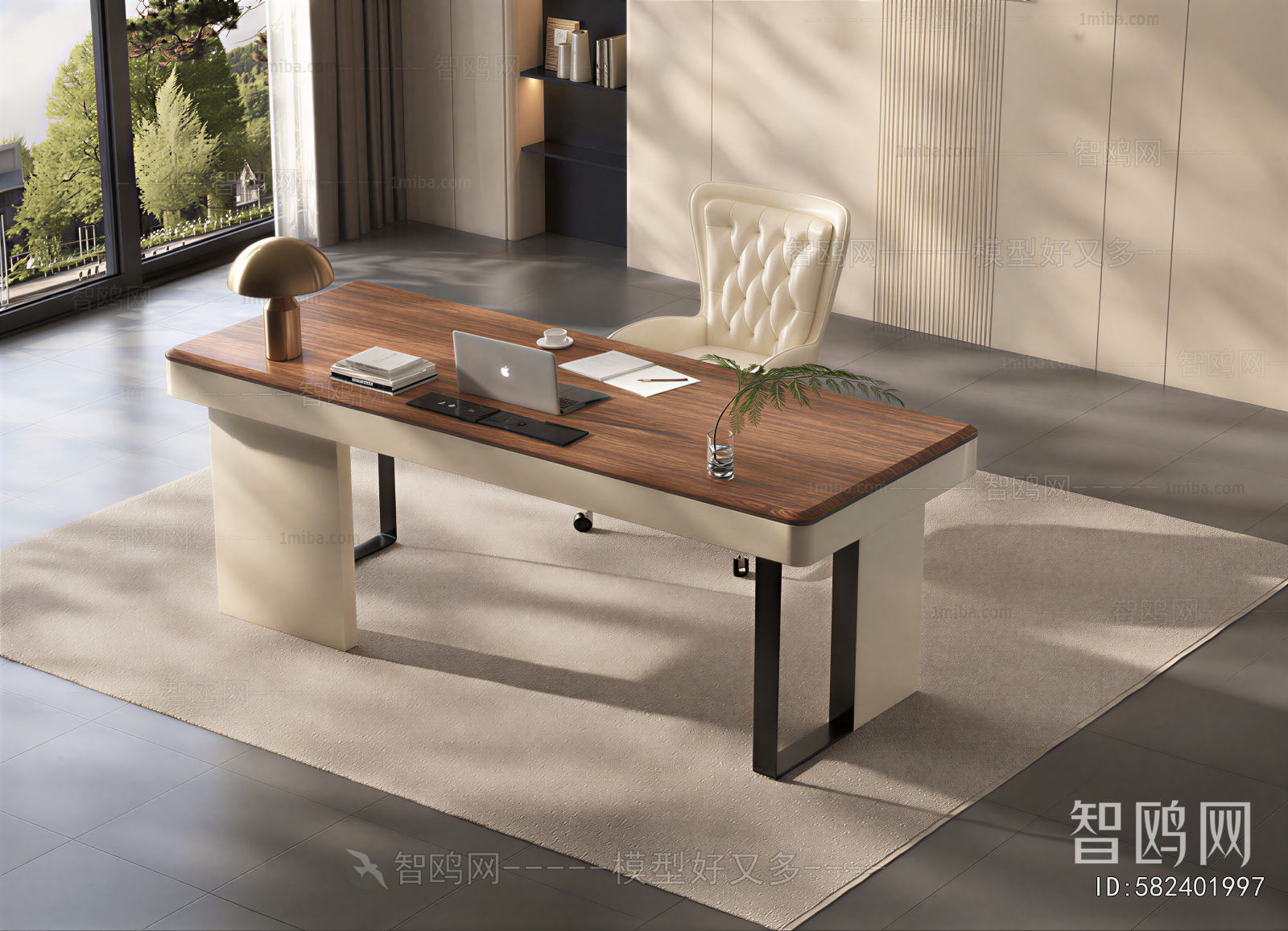 Modern Computer Desk And Chair
